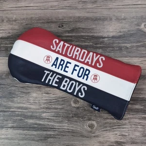Barstool Sports Golf "Saturdays Are For The Boys" Driver Head Cover Graitt Brand - Picture 1 of 9