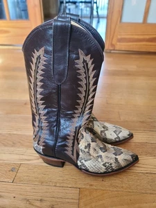 Botas de vaquero Cowtown 1615 Rattlesnake para hombre talla 9,5B - Imagen 1 de 9