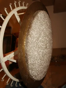 Deckenleuchte Wohnzimmer Leuchter Lüster 70er Jahre vintage Christallglas  - Bild 1 von 8