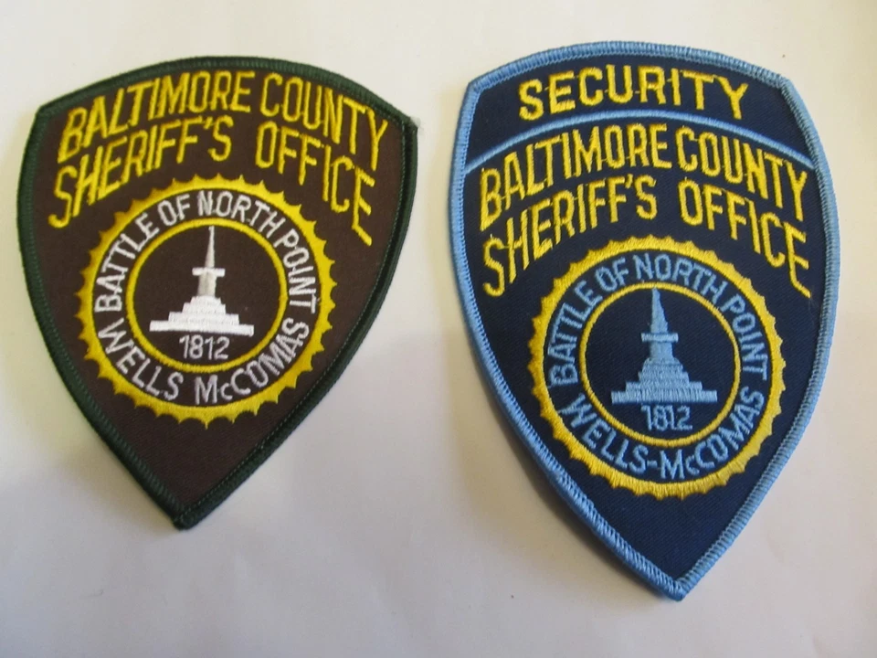 Maryland Baltimore Co Sheriff Patch & Court - Building Security - Image 1 of 1