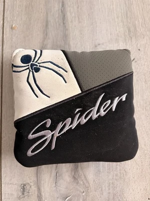 Cubierta de cabeza de putter TaylorMade Spider Tour X - Cubierta de cierre magnético - Usada Foto 1 de 2