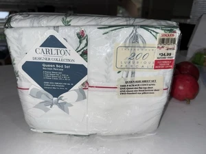 Set lenzuola regina rose e nastri vintage Carlton Designer Collection - Foto 1 di 4