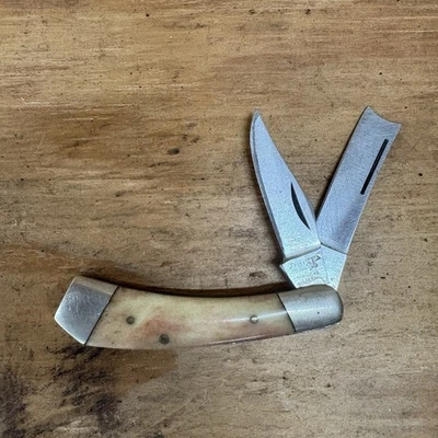 Vtg Frost Cutlery Seizo Imai Seki Japan 2.75" Trapper Folding Pocket Knife - Image 1 of 4