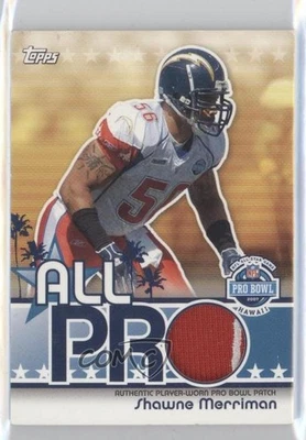 2007 Topps All-Pro Relics Patch /99 Shawne Merriman #APP-SM Patch - Image 1 of 2
