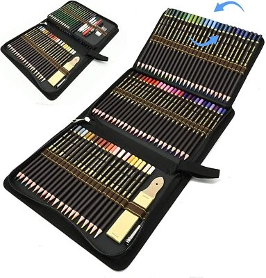 96pcs Buntstifte Set,Bleistift Zeichnen Set für Skizzieren,Profi Malset Art Set - Bild 1 von 4