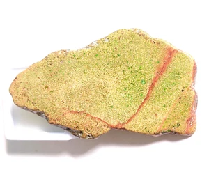 Natural Blue Turquoise Slab 223  Ct AA+ Stabilized Kingman Rough Mine Gemstone - Picture 1 of 9