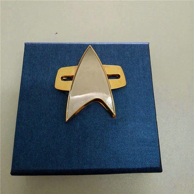 Badge Voyager Starfleet Communicator Badge Pin Brooch Accessories Prop - Image 1 of 4
