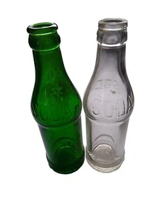 Antique Dark Green Soda/clear From Clifton Forge V.A. 53 LOT OF 2 6 1/2 OZS - Picture 1 of 3