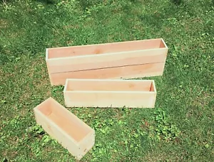 Custom Eastern Red Cedar Window Planter Box – Organic, Handmade, Any Size - Picture 1 of 6