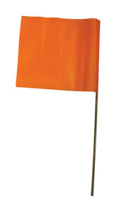 C.H. Hanson 15 in. Orange Marking Flags Plastic 10 pk
