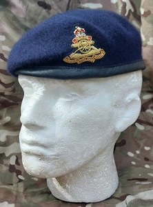 Royal Artillery Officers Barett & bestickte Kappe Abzeichen Neu - Bild 1 von 5