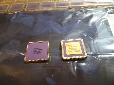 (2) ADS1000A GOLD CPU VINTAGE WESTERN DIGITAL MEMORY CHIPS NEW IC RARE SALE $29 - Image 1 of 3