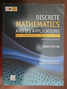 DISCRETE MATHEMATICS AND ITS APPLICATIONS By Rosen Special Indian Edition - Picture 1 of 4