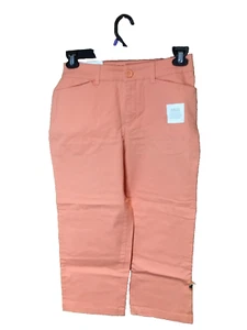 WOMEN'S CROFT & BARROW ORANGE CAPRI. SZ 4. NEW! - Picture 1 of 2