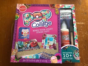Klutz Pop Collage Art Set Family Activity 48 Seiten Buch & 10+ Kinder Projekte - Bild 1 von 8