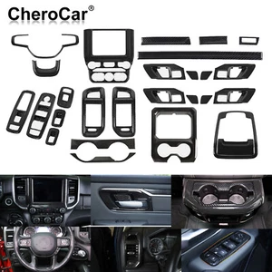 Interior Dashboard Decor Cover Trim Kit For Dodge Ram 1500 2019-2023 Accessories - Picture 1 of 24