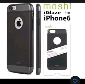 Coque fine Moshi iGlaze Armour pour iPhone 6 6S noir - Photo 1 sur 3