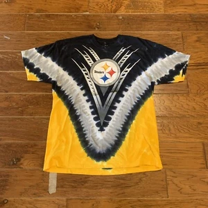 Vintage/Y2K NFL Pittsburgh Steelers Tie-dye T-Shirt Men's Size L - Picture 1 of 5