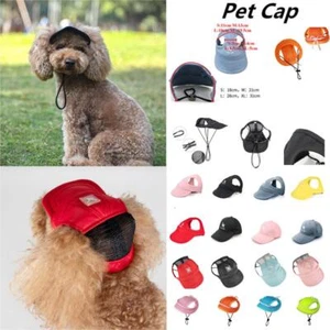 Cappello Da Baseball Per Cani Da Compagnia Cappellino Da Sole Sportivo Da ☆ - Imagen 1 de 31