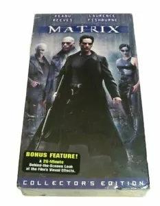 THE MATRIX Collector Edition VHS video tape FACTORY SEALED Warner Home watermark - Picture 1 of 10