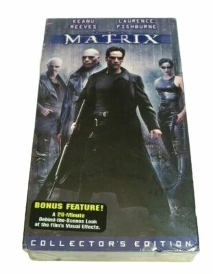 THE MATRIX Collector Edition VHS video tape FACTORY SEALED Warner Home watermark - Image 1 of 4