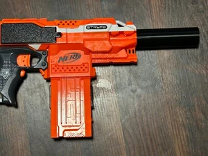 Fits Nerf N-Strike Stryfe Gun Silencer Barrel FITS ALL NERF WITH TWIST LOCK - Picture 1 of 13