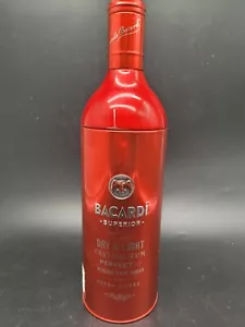 BACARDI SUPERIOR Rot Aluminium Jubiläum Blech Flaschenhalter Hülse 13" - Bild 1 von 8