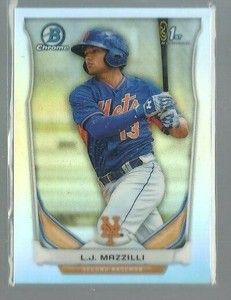 2014 Bowman Chrome Prospects Series 2 Refractors #BCP92 L.J. Mazzilli (re 95196)