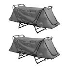 Kamp-Rite Original Portable Versatile Cot, Chair, And Tent, Easy Setup (2 Pack)