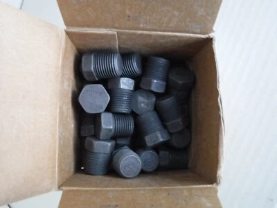 ( Box Of 25 ) ANVIL 1/2" Male NPT Forged Steel Hex Head Plug Class 6000 - Image 1 of 4