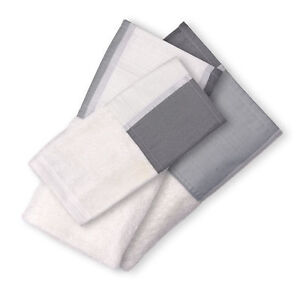 Popular Bath Modern Line 3 Piece Towel Set- Gray