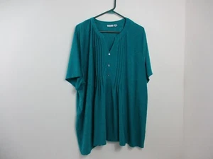 Croft & Barrow Shirt Damen 2X Plus grünes Oberteil Bluse Tunika Stretch Freizeit Damen - Bild 1 von 17