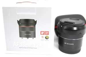 Samyang 18mm F2.8 Full Frame Auto Focus Wide Angle Lens for Sony E - IO18AF-E - Picture 1 of 11