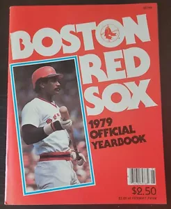1979 BOSTON RED SOX OFFICIAL YEARBOOK - JIM RICE COVER - Picture 1 of 3