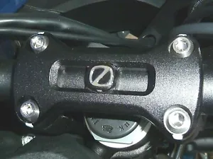 ZERO MOTORCYCLES SR 2014-2020 Titanium HANDLE BAR CLAMP BRACKET BOLTS NO RUST - Picture 1 of 9