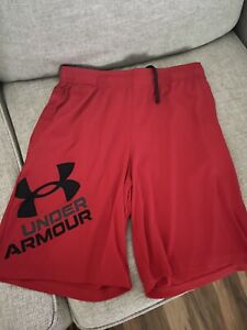 Under Armour Boy’s XL Red Heatgear Shorts