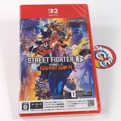 Street Fighter 6 [Years 1-2 Fighters Edition] Switch 2 (KEY CARD) Japan New (Mul - Image 1 of 4