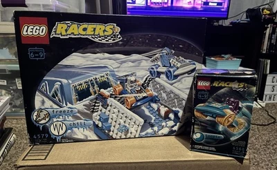 CIB LEGO Racers 4579 FREEZE CHILL & 4568 LOOPIN ~ Retired ~ Unopened & Complete - Image 1 of 4
