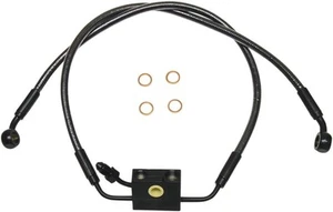 Magnum Shielding Series Front Lower Brake Line Kit BLK/Pearl HD FLFB 1750 ABS - Picture 1 of 2