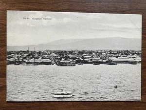 Kingston Harbour, Jamaica, BWI Postcard ~ Boats ~ Unposted, DB - Picture 1 of 2