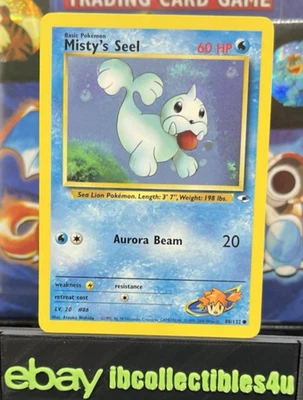 Pokémon Card TCG Misty's Seel Gym Heroes 88/132 Regular Unlimited Common NM F/S - Image 1 of 2
