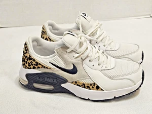 Women's Size 8 Nike  Air Max Excee Summit White Leopard Women's Size 8 - Picture 1 of 17