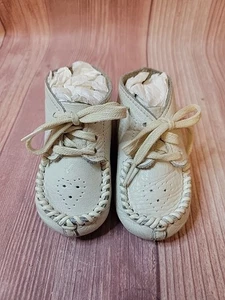 Scarpe da passeggio bambino vintage in pelle - Foto 1 di 6
