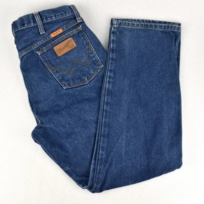 Wrangler Fire-Resistant Blue Denim Original Fit Pants Jeans FR13MWZ Mens 34x30 - Image 1 of 4