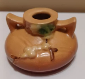 Vintage Roseville Snowberry Kerzenständer 30er Jahre Dusty Rose #1651 - Bild 1 von 2