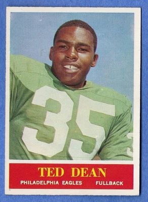1964 Philadelphia Football #132 Ted Dean NM - Image 1 of 2