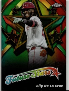2025 Topps Chrome Elly De La Cruz Future Stars Gold # /50 - Picture 1 of 2