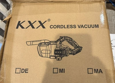 New KXX Cordless Yellow/Black Hand Vacuum - Image 1 of 3