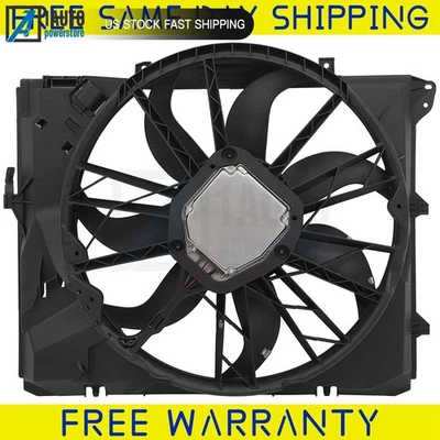 Radiator Cooling Fan Assembly For 2006-2013 BMW 128i 325i 328i xDrive 330i 3.0L - Image 1 of 4
