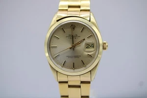 Rolex Oyster Perpetual Date 1550 Gold Plated 1971 - Picture 1 of 11